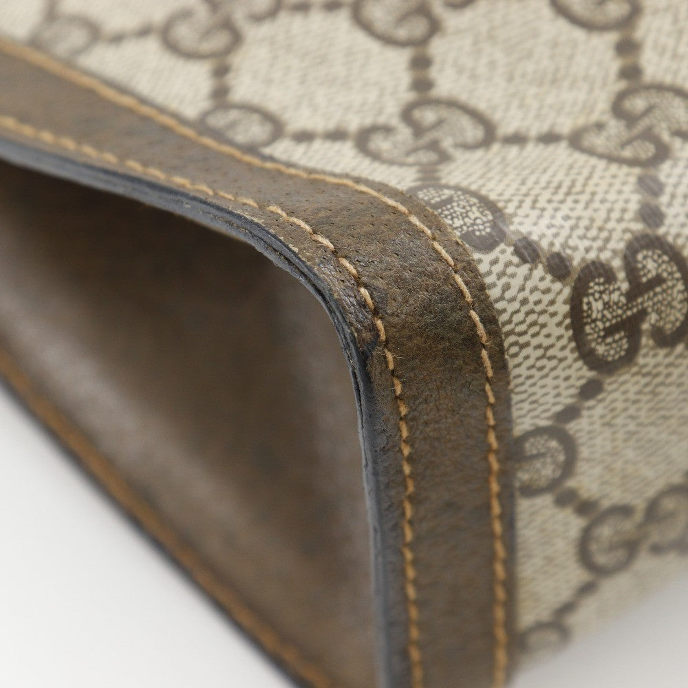 Gucci Sherry Line Clutch Bag - Brown, GG Plus