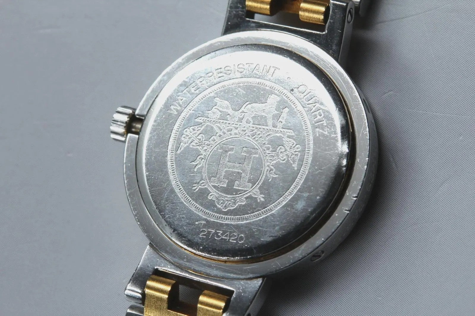 Hermès Clipper Wristwatch - White, Stainless Steel