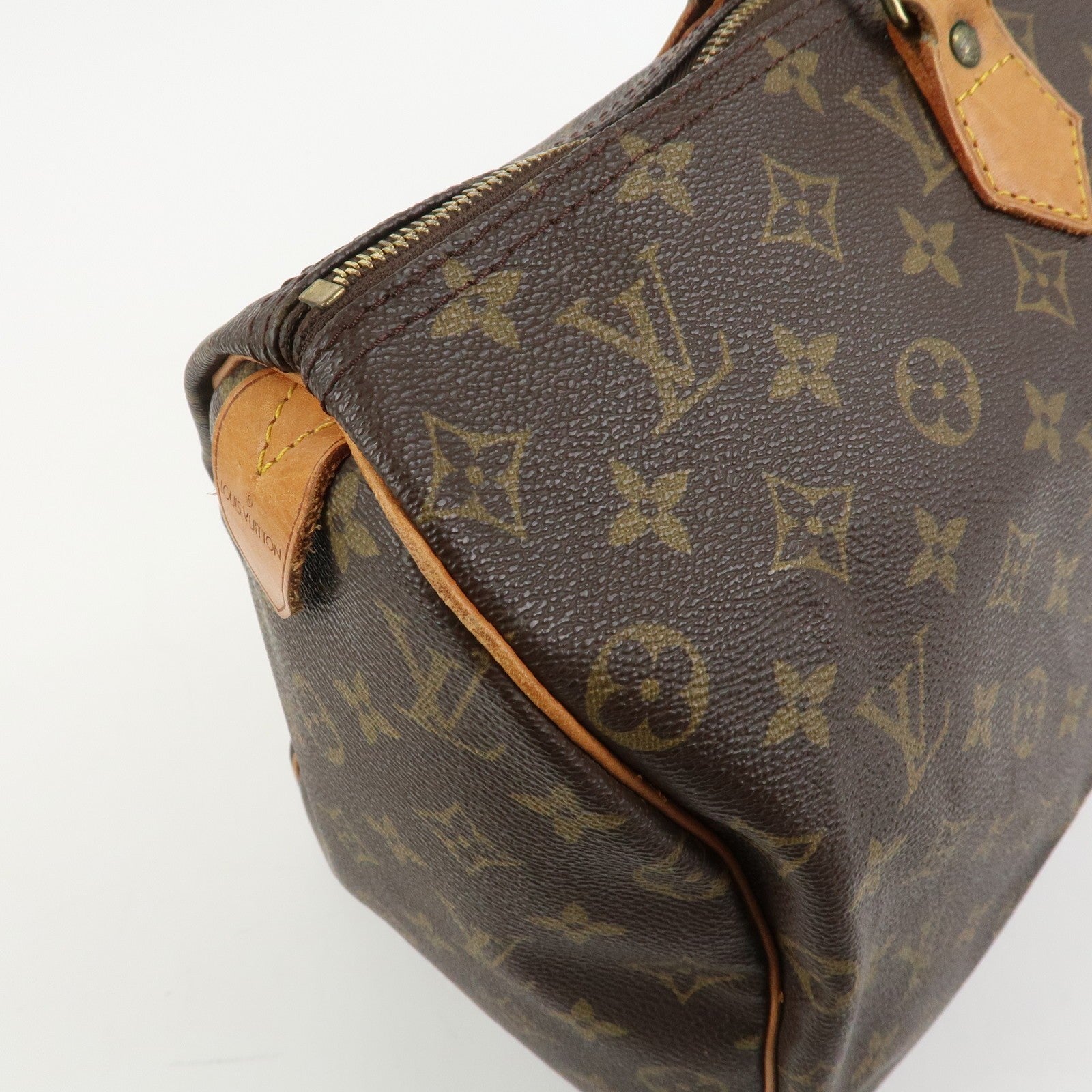 Louis Vuitton Monogram Speedy 40 Hand Bag - Brown, Monogram Canvas