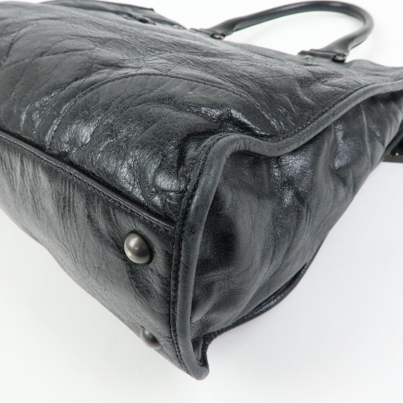 Miu Miu Leather Tote Bag - Black, Leather