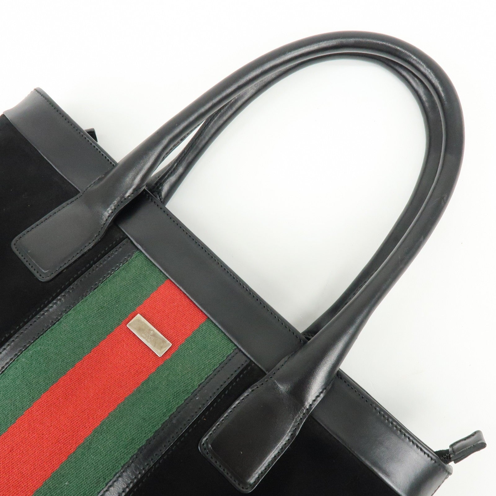 Gucci Shoulder Bag - Black, Suede Leather