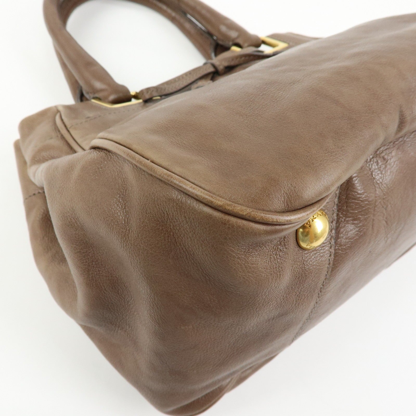 Prada 2Way Bag - Brown, Calf Leather