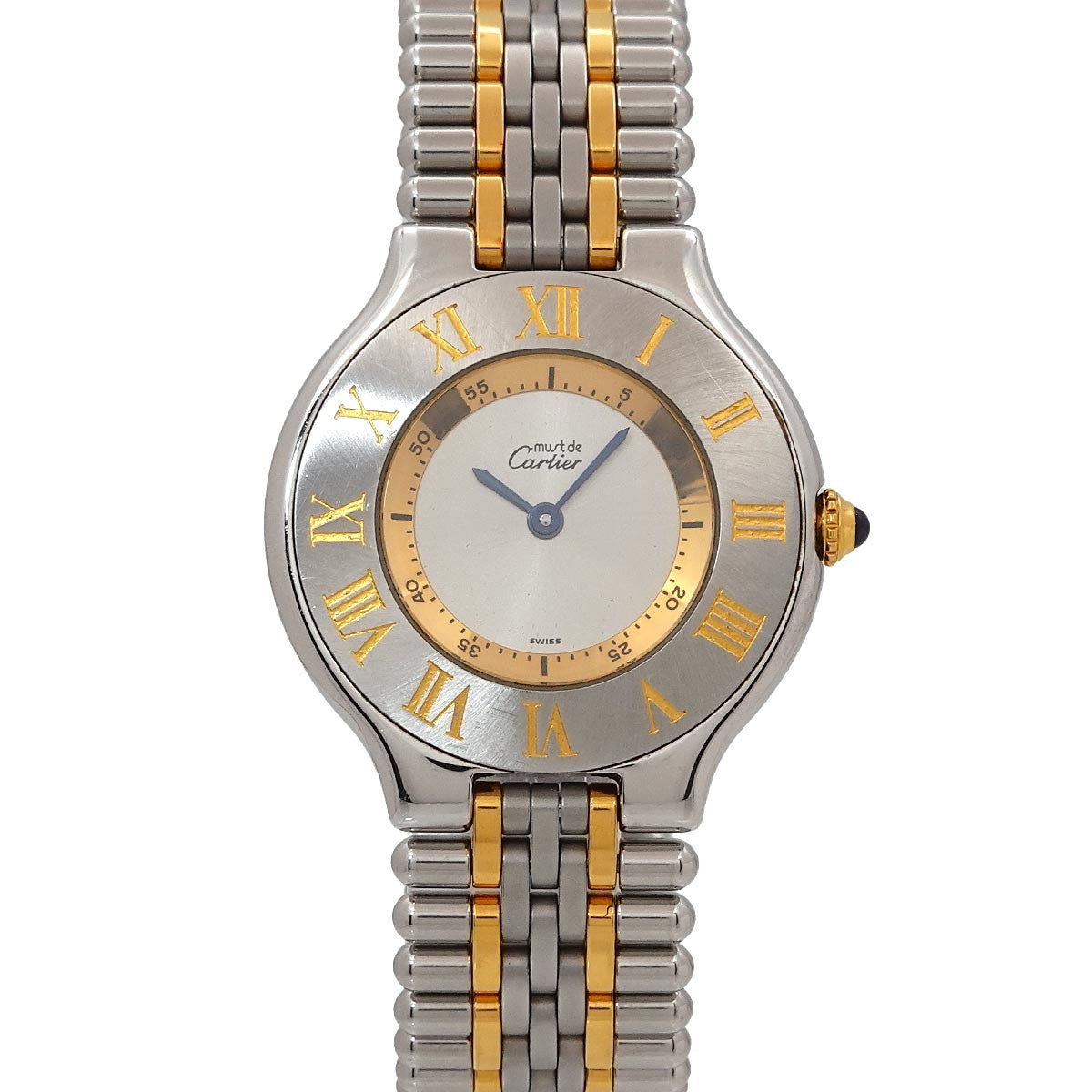 Cartier Must 21 W10072F4 Watch - Silver, Stainless steel,YGP