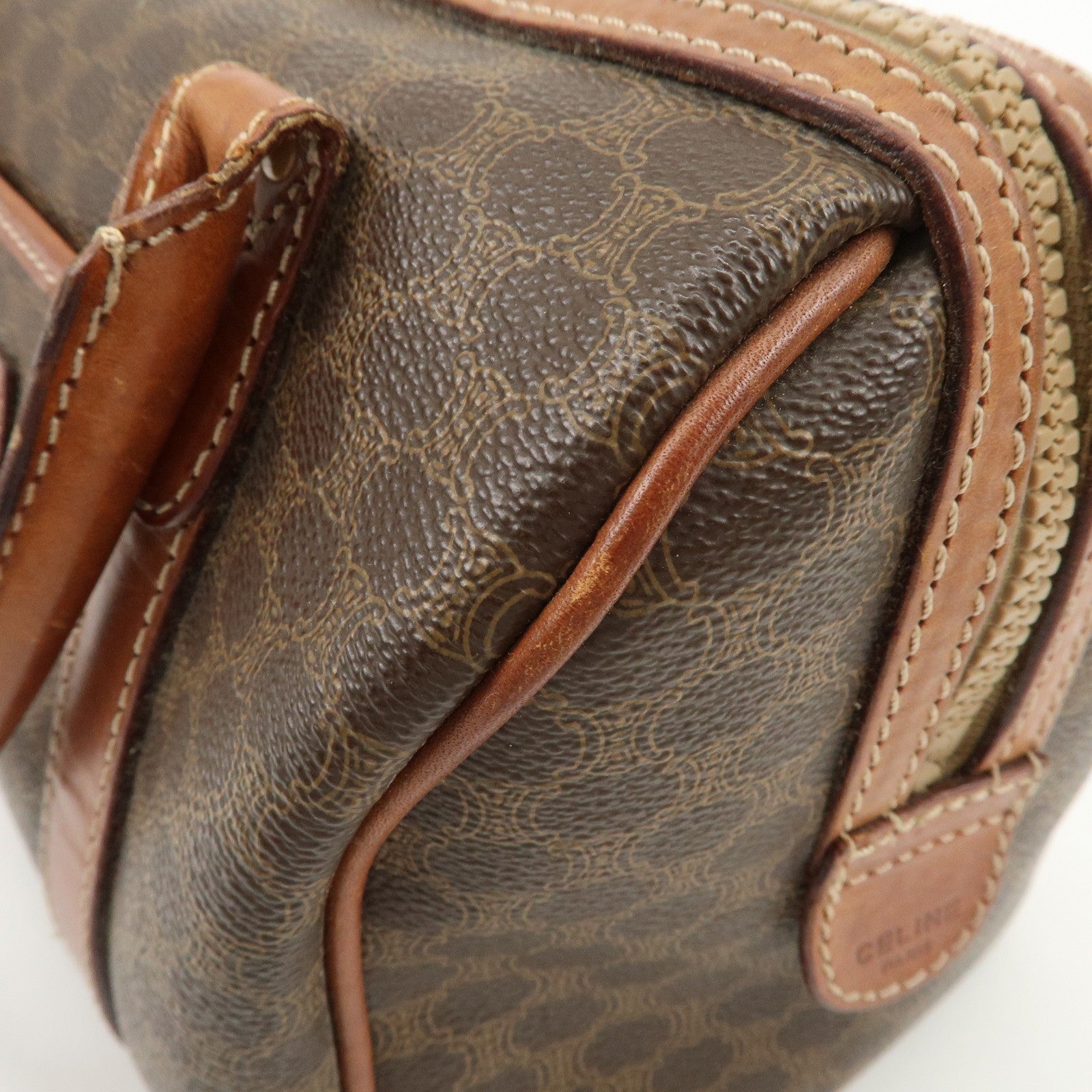 Celine Boston Bag - Brown, PVC