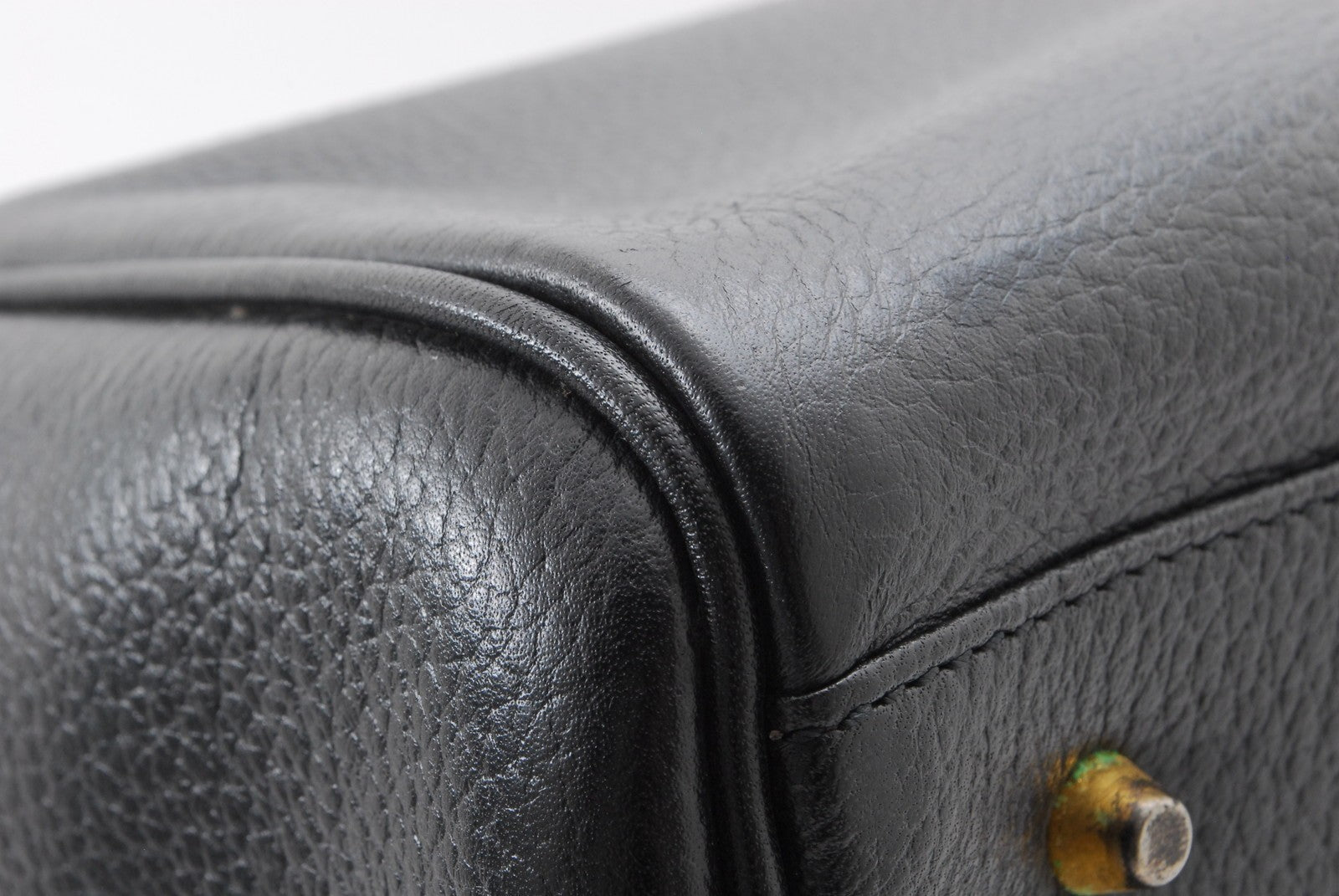 Burberry Nova Check Horse Handbag - Black, Leather