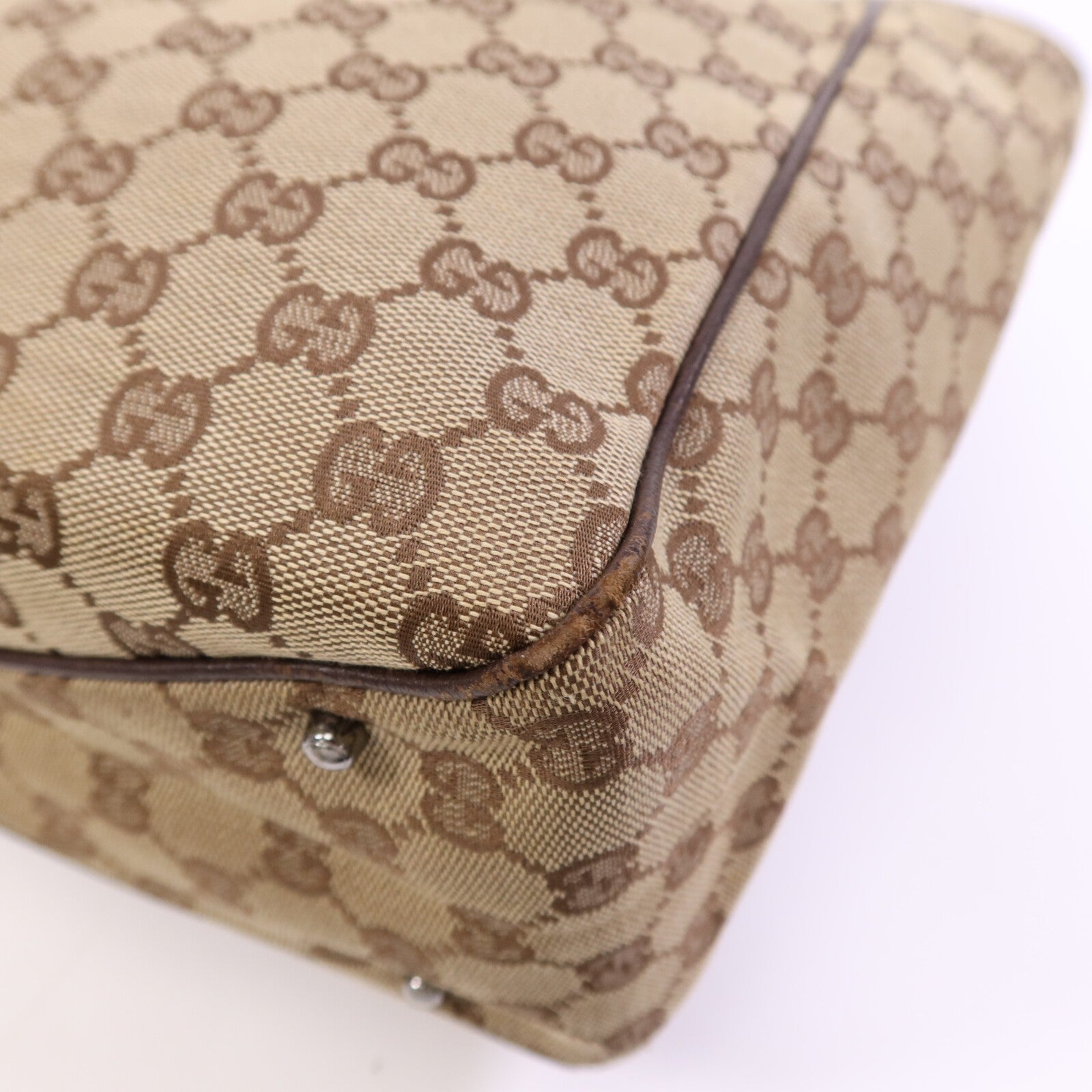 Gucci GG SHW Shoulder Bag - Beige, GG Canvas