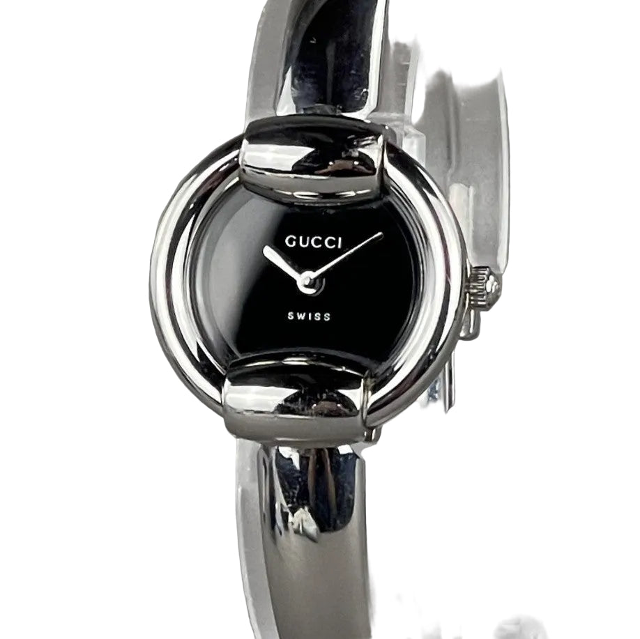 Gucci 1400L Wristwatch - Black, Stainless Steel