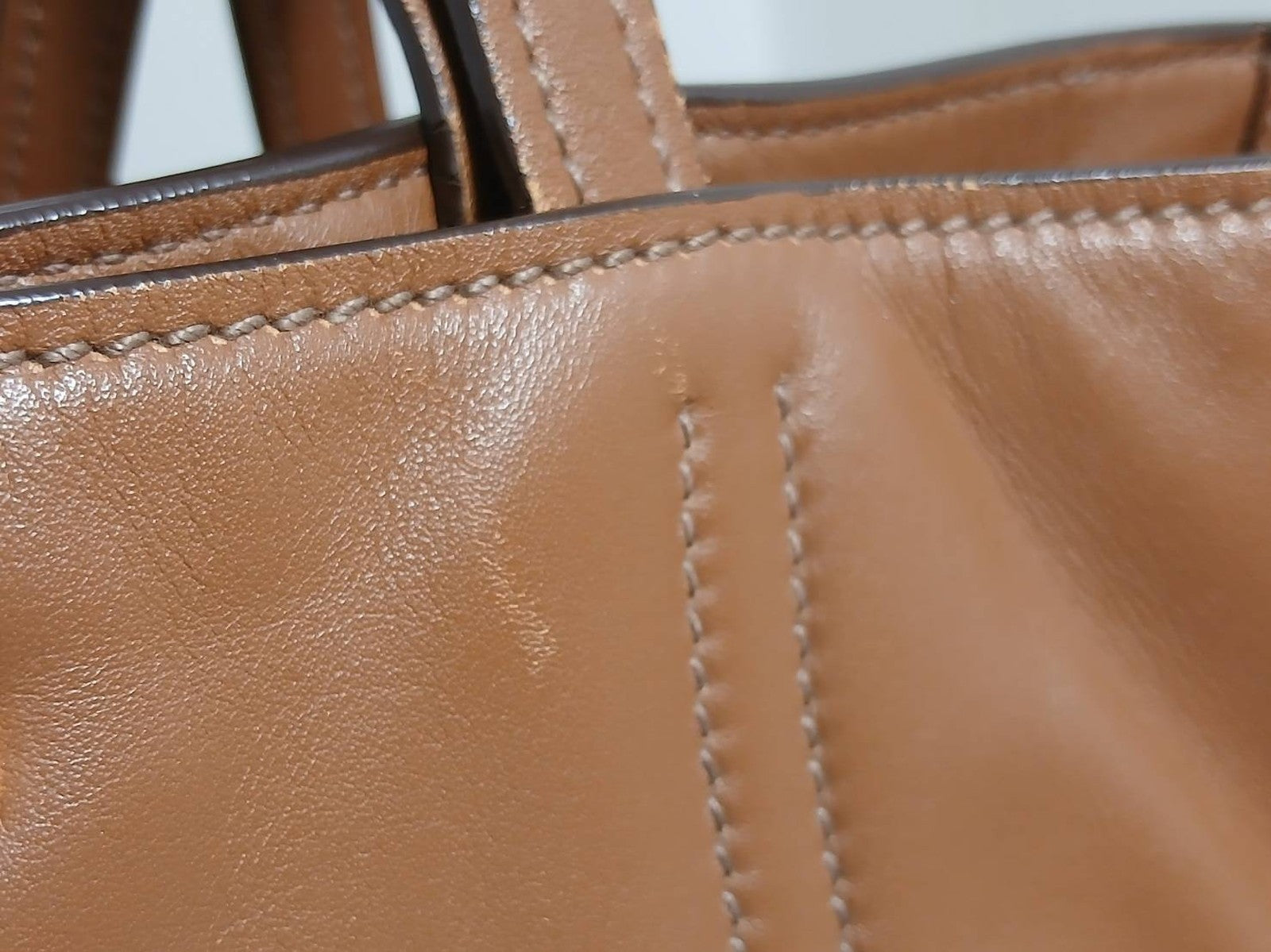 Miu Miu Tote Bag - Camel Brown, Leather