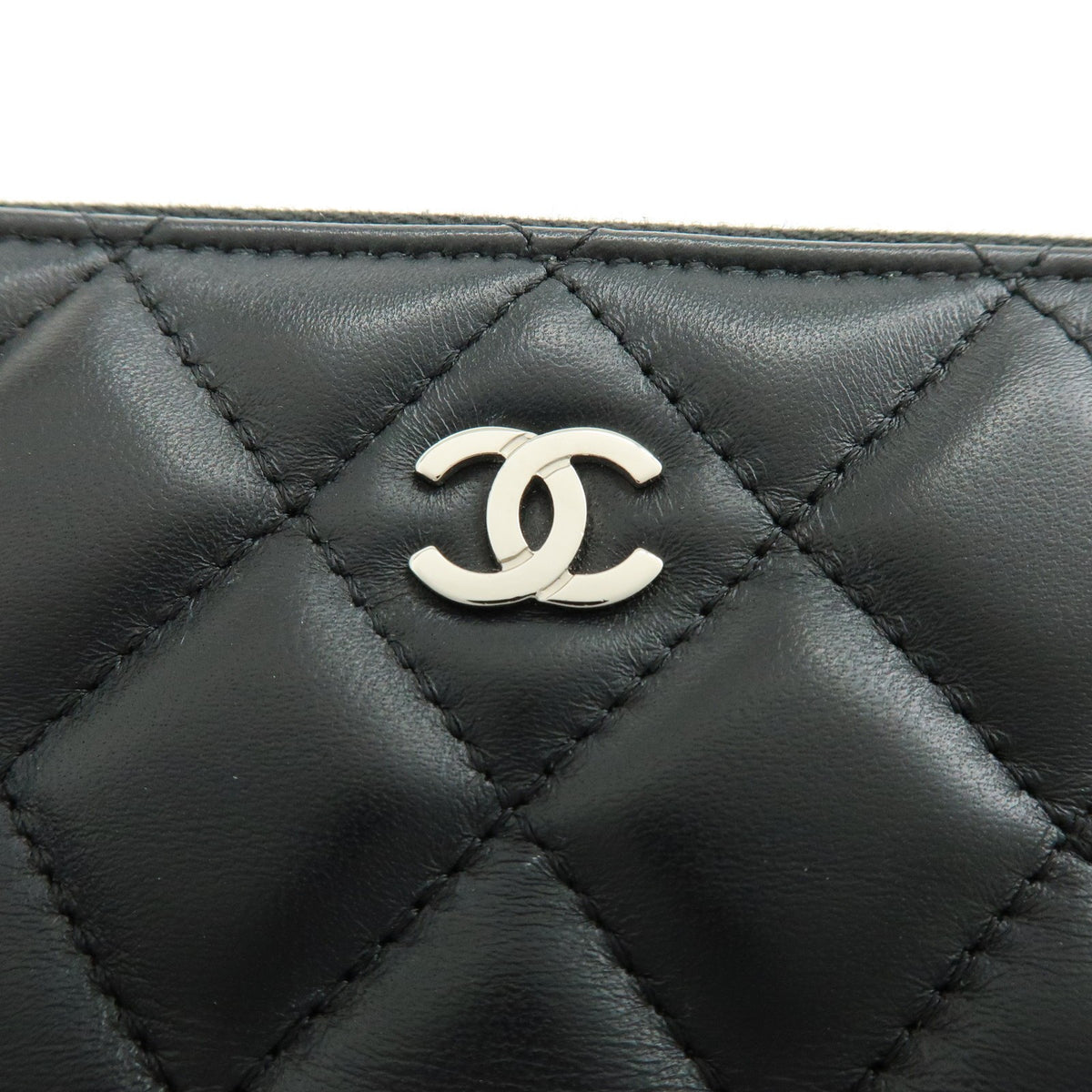 Chanel COCO Mark Matelasse Shoulder Bag - Black, Lamb Skin
