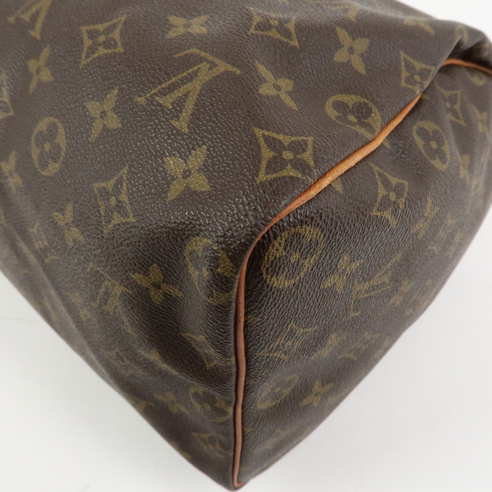 Louis Vuitton Monogram Speedy 40 Hand Bag - Brown, Monogram Canvas