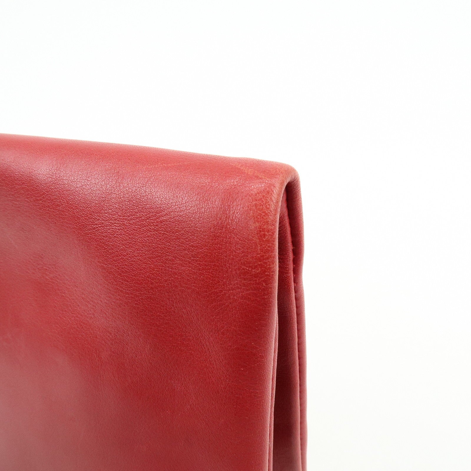 Saint Laurent Paris Clutch Bag - Red, Leather