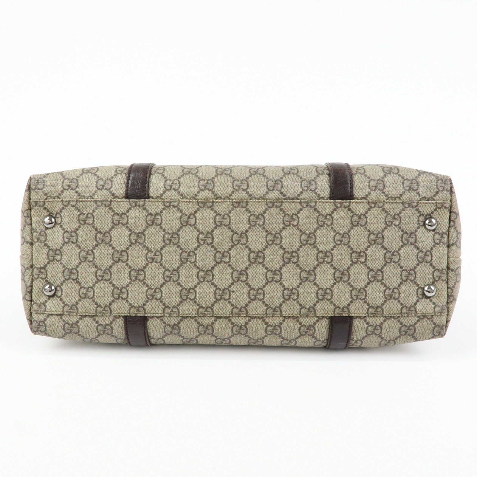 Gucci Supreme Tote Bag - Beige, GG Supreme Leather