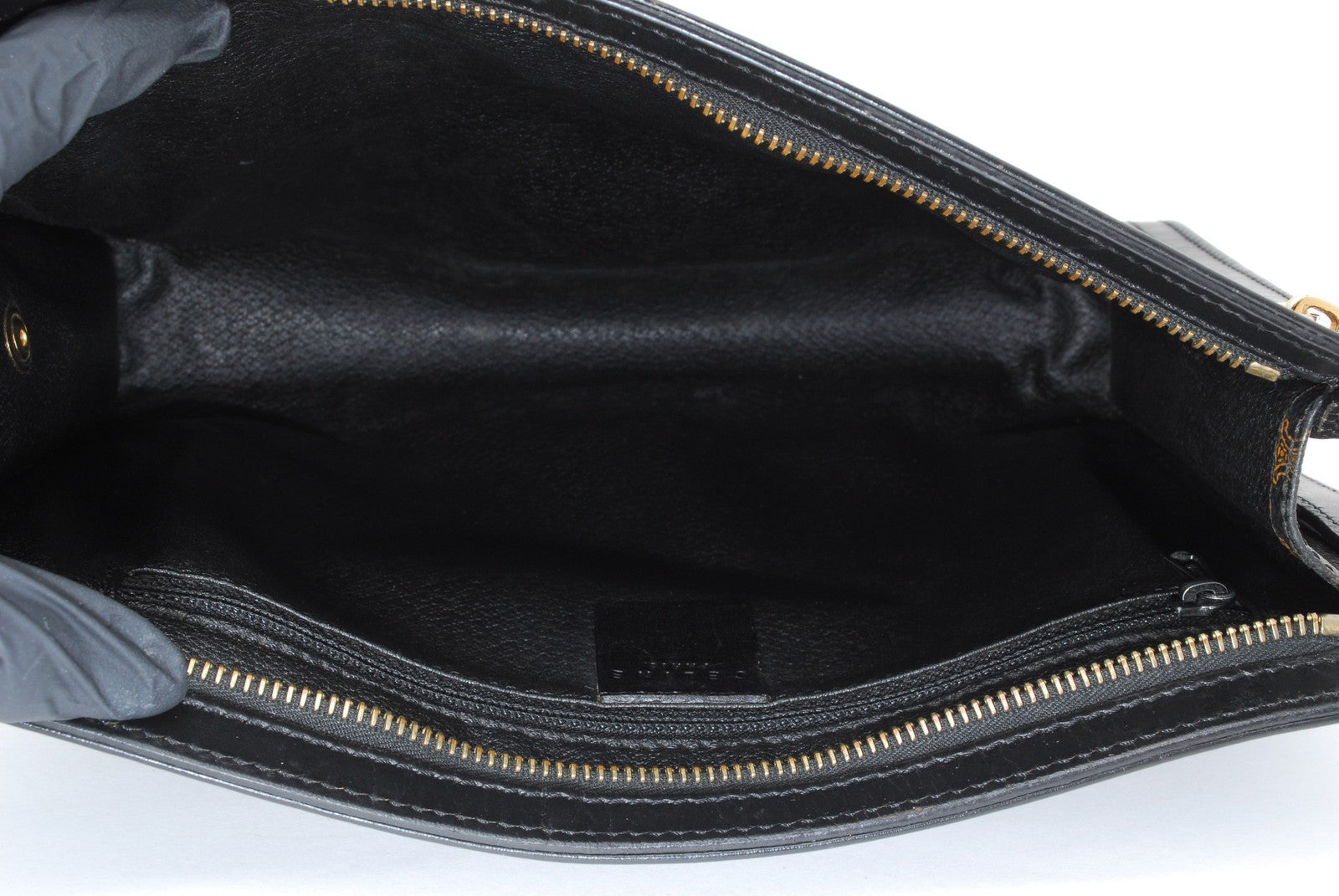 Celine Macadam Clutch Bag - Black, PVC Leather