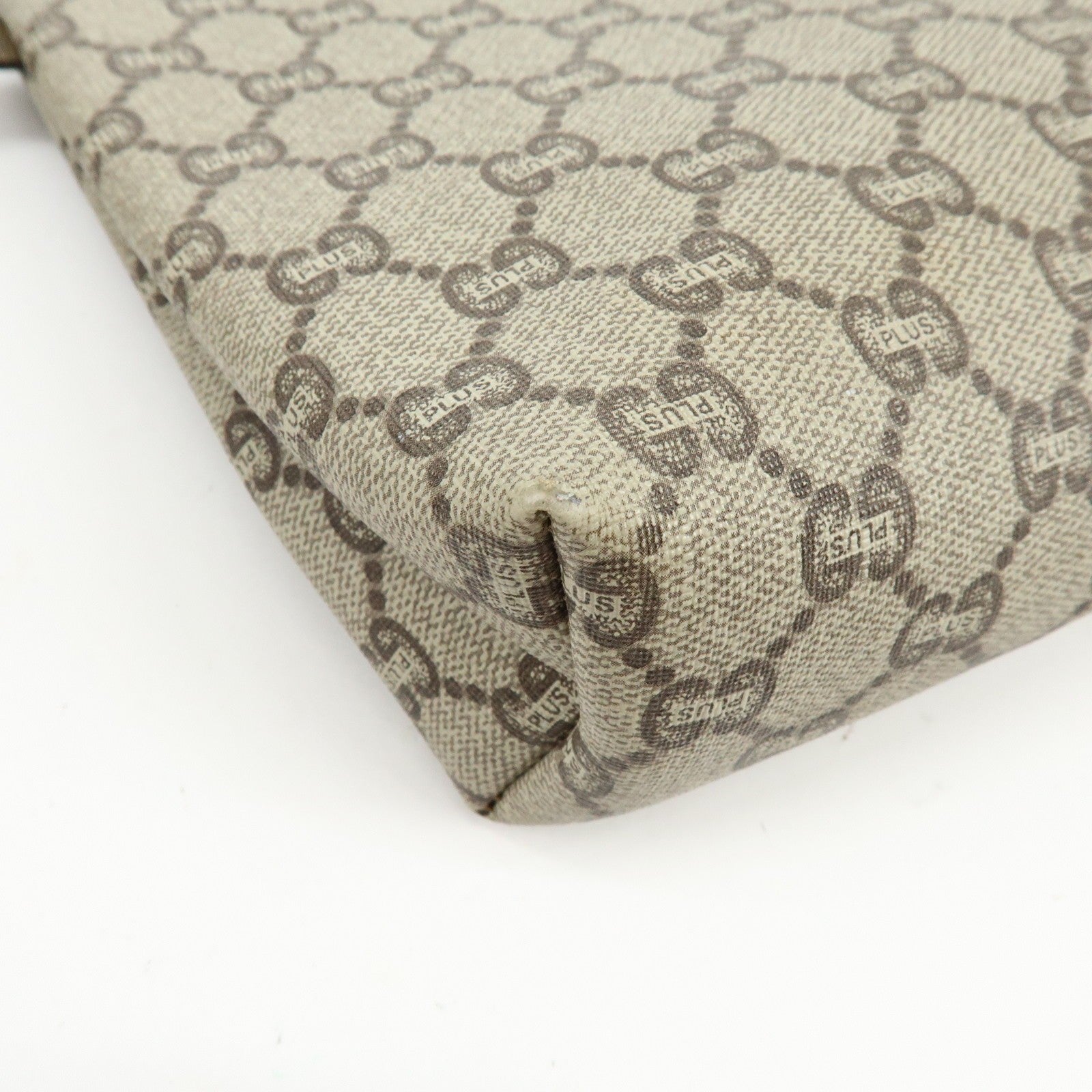 Gucci GG Plus Clutch Bag - Beige, Leather