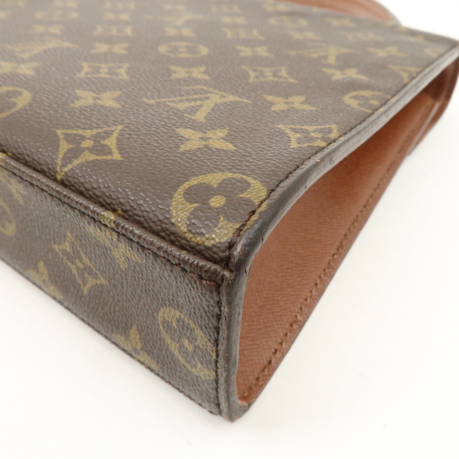 Louis Vuitton Malesherbes Hand Bag - Brown, Monogram Canvas