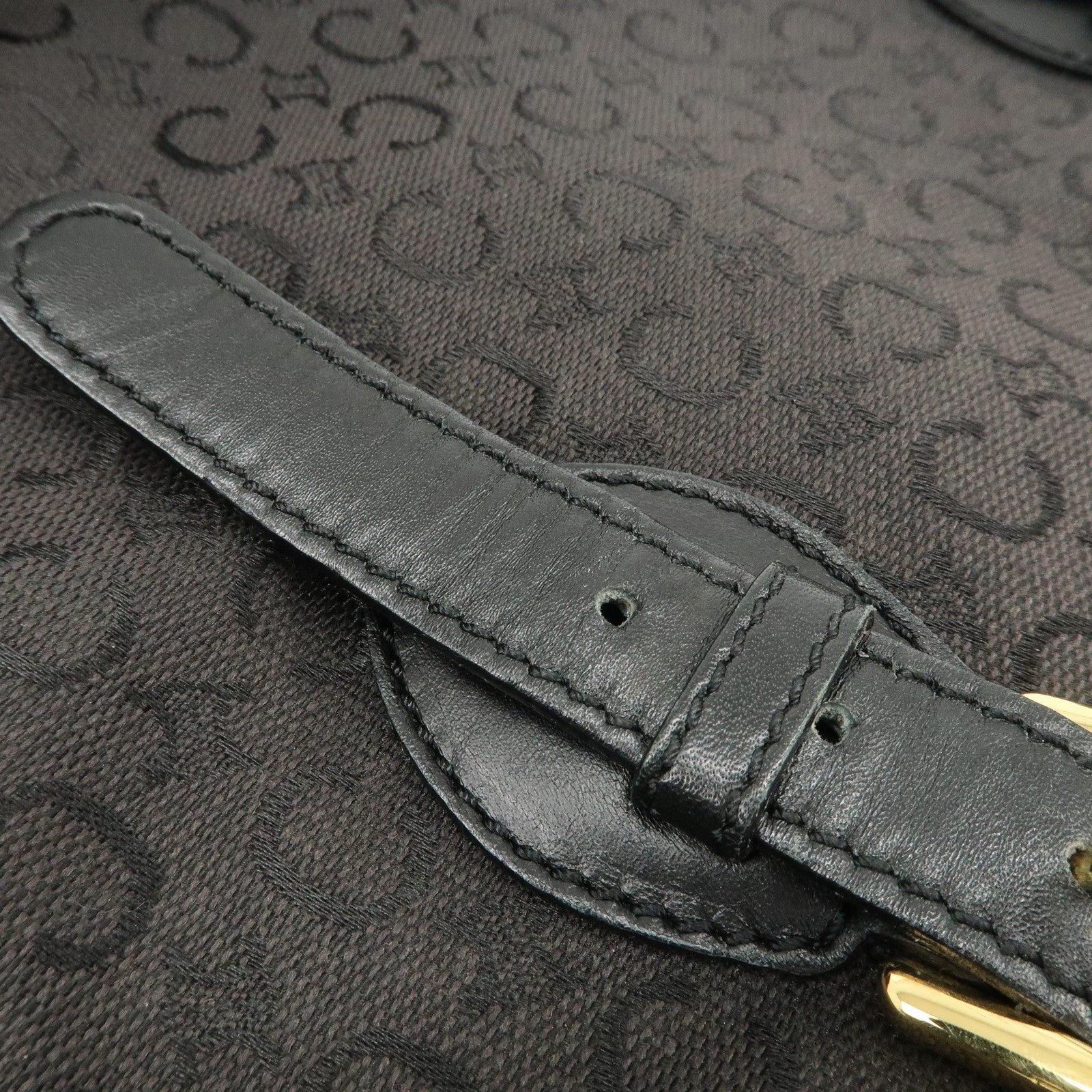 Celine C Macadam Tote Bag - Black, Canvas
