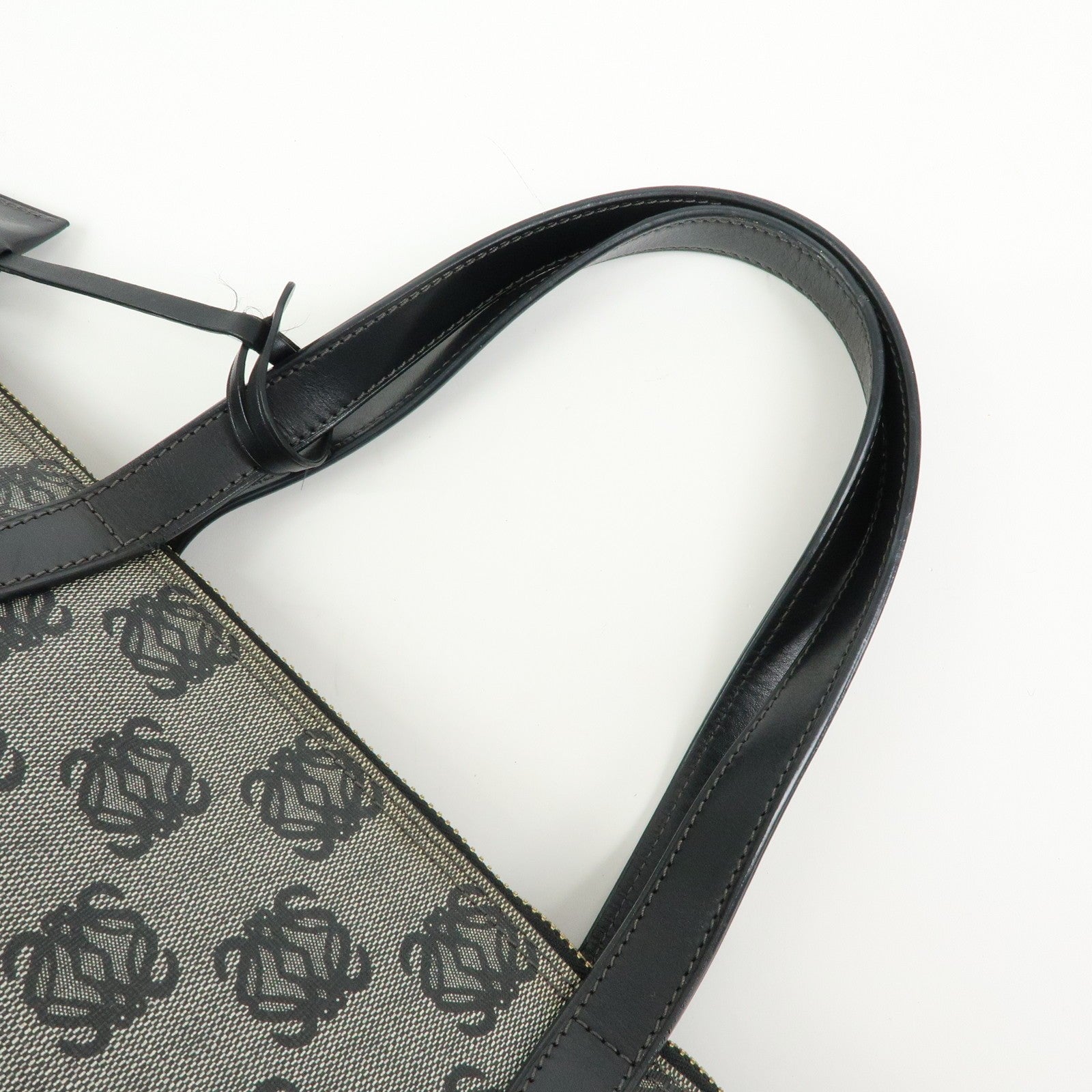 Loewe Anagram Tote Bag - Black, PVC Coating Canvas and Leather