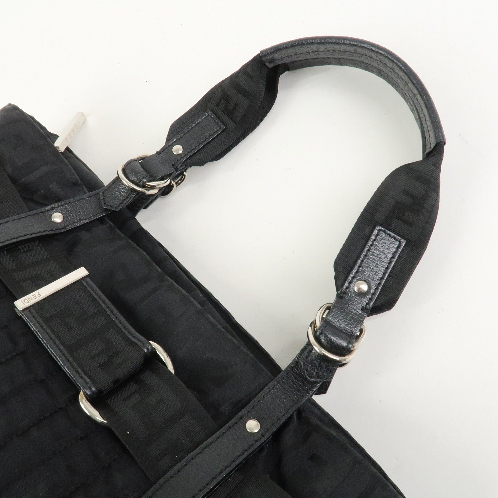 Fendi Shoulder Bag - Black, Nylon and Leather