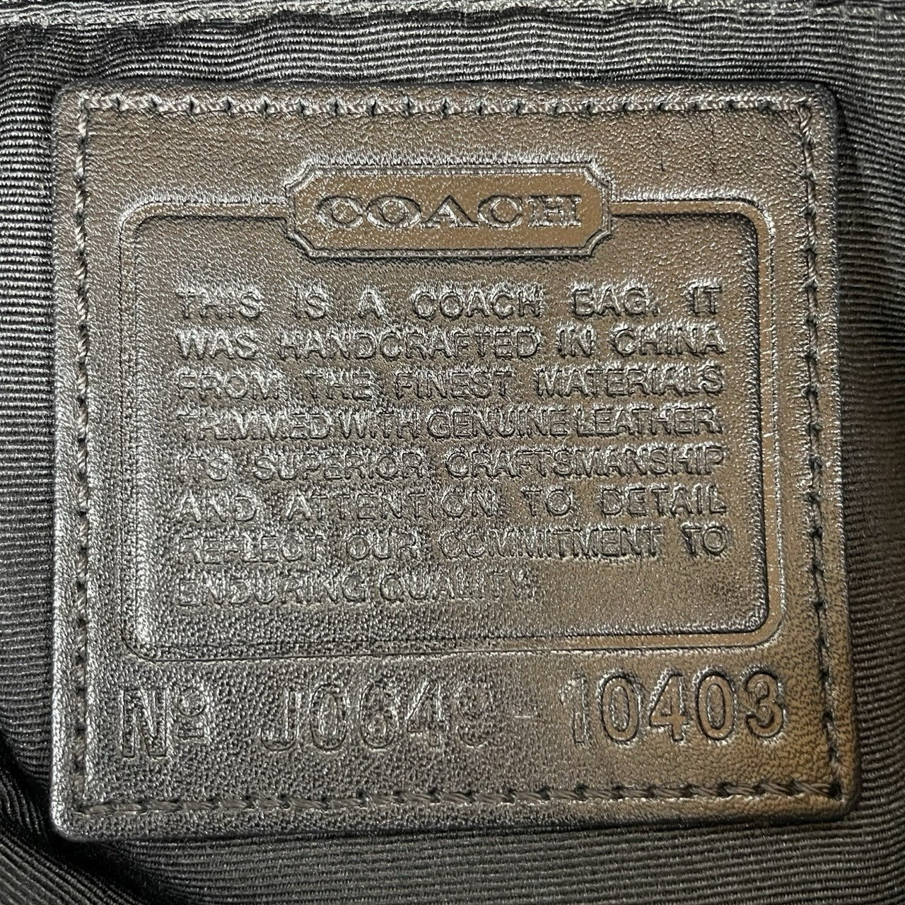 Coach Legacy Shoulder Bag - Black, Canvas