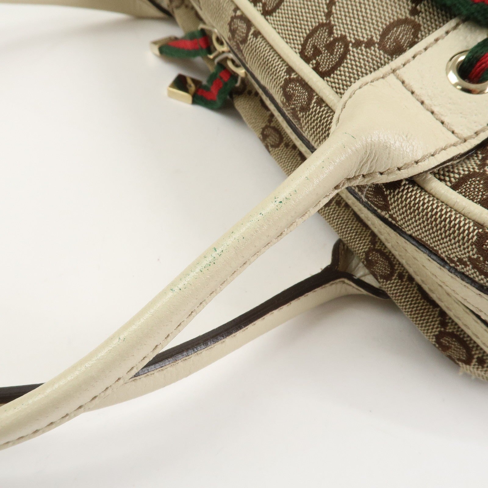 Gucci Princy Sherry Boston Bag - Brown Ivory, GG Canvas Leather