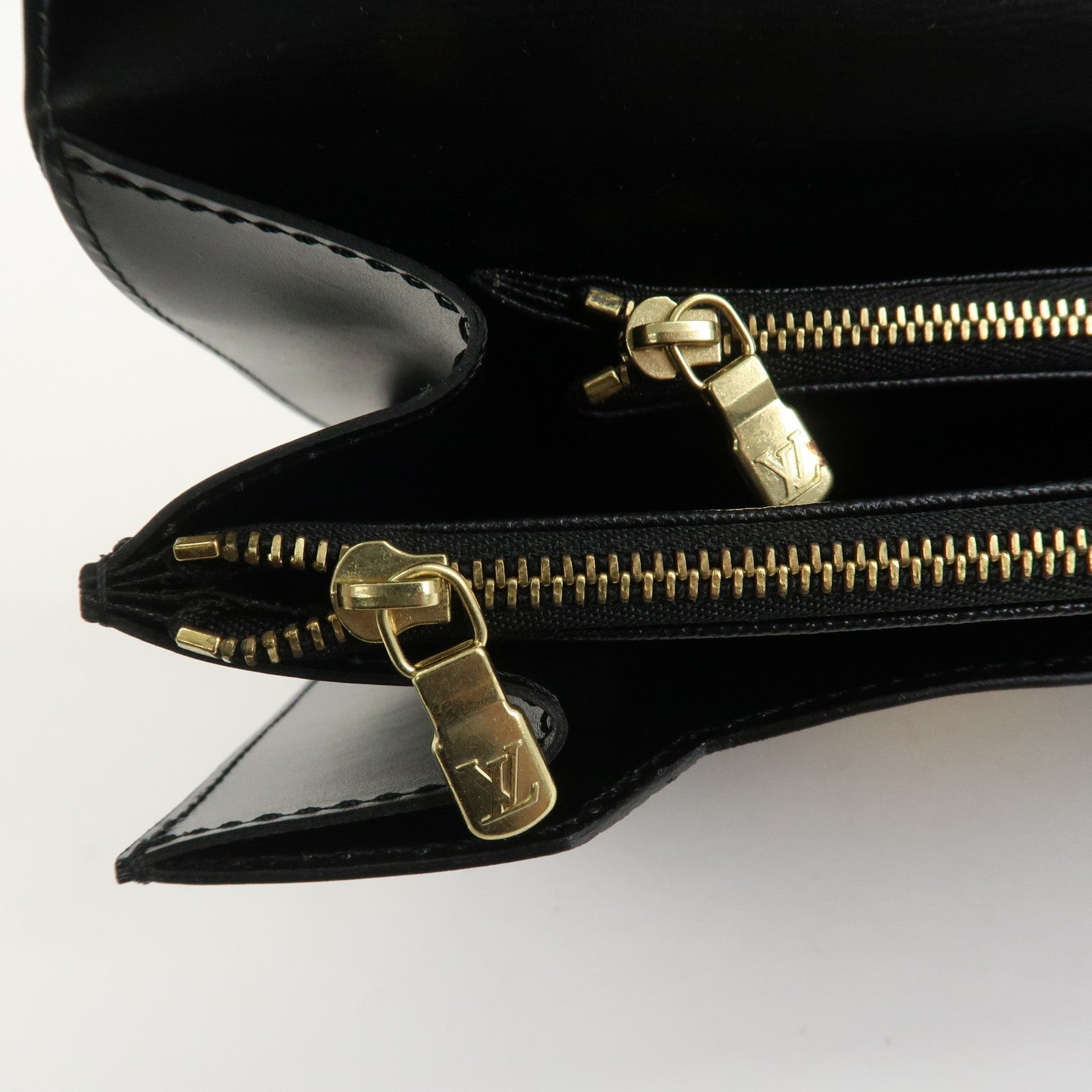 Louis Vuitton Epi Concorde Leather Hand Bag Noir Black
