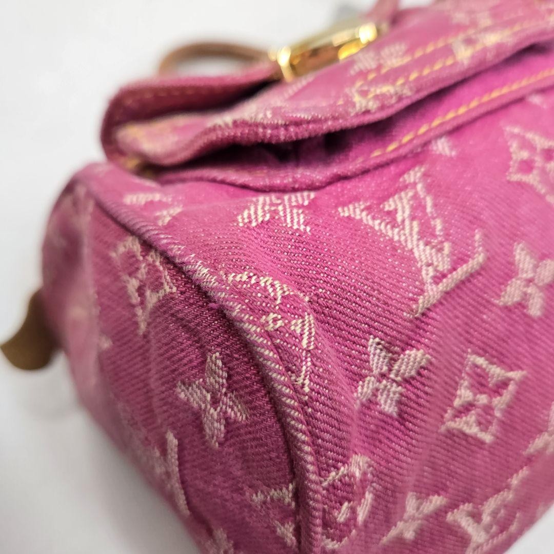 Louis Vuitton Monogram Denim Neo Speedy Handbag - Pink x Beige, Denim Leather