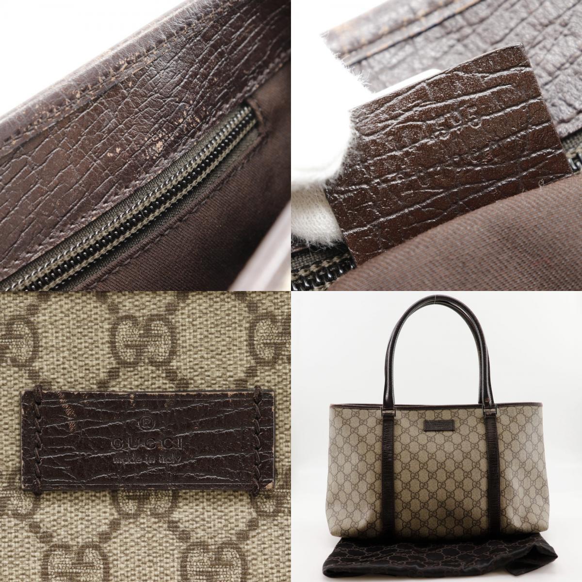 Gucci 114595 Tote Bag - Brown, GG plus