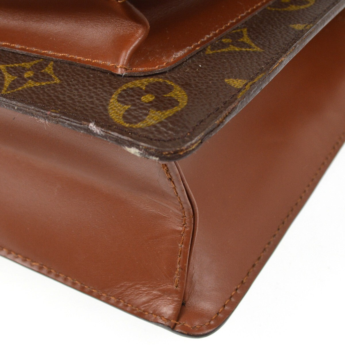 Louis Vuitton Monogram Monceau 28 Business Handbag - Brown, Canvas