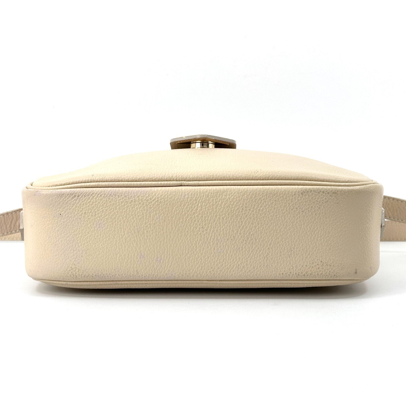 Saint Laurent Yves Shoulder Bag - Ivory, Leather