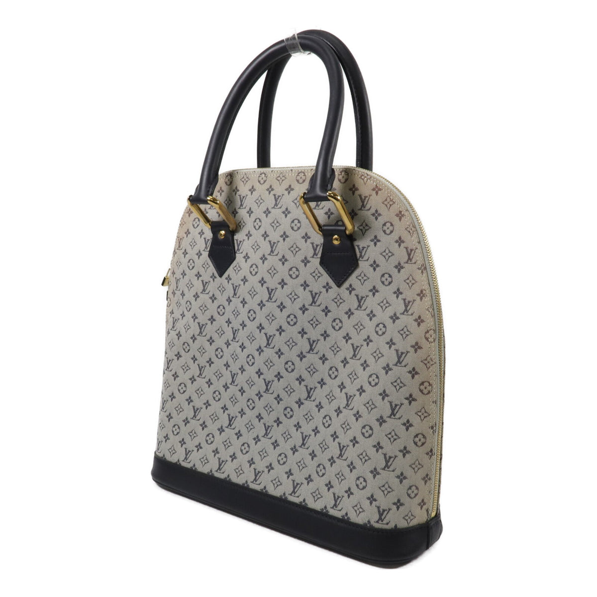 Louis Vuitton Alma Haut Handbag - Navy, Canvas