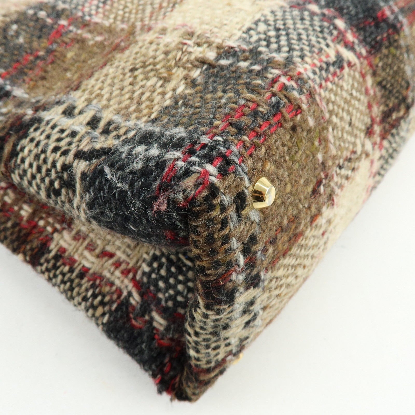 Burberry Tote Bag - Beige, Black, Tweed, Patent Leather, Suede