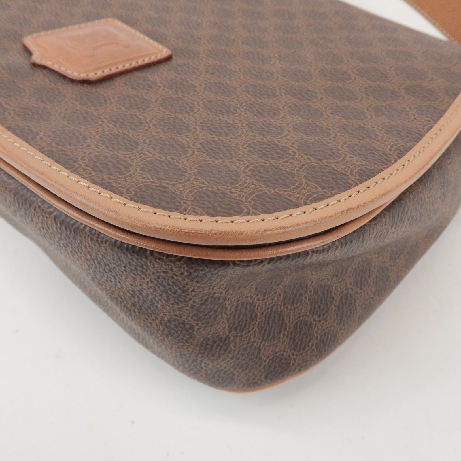 Celine Macadam Shoulder Bag - Brown, PVC Leather