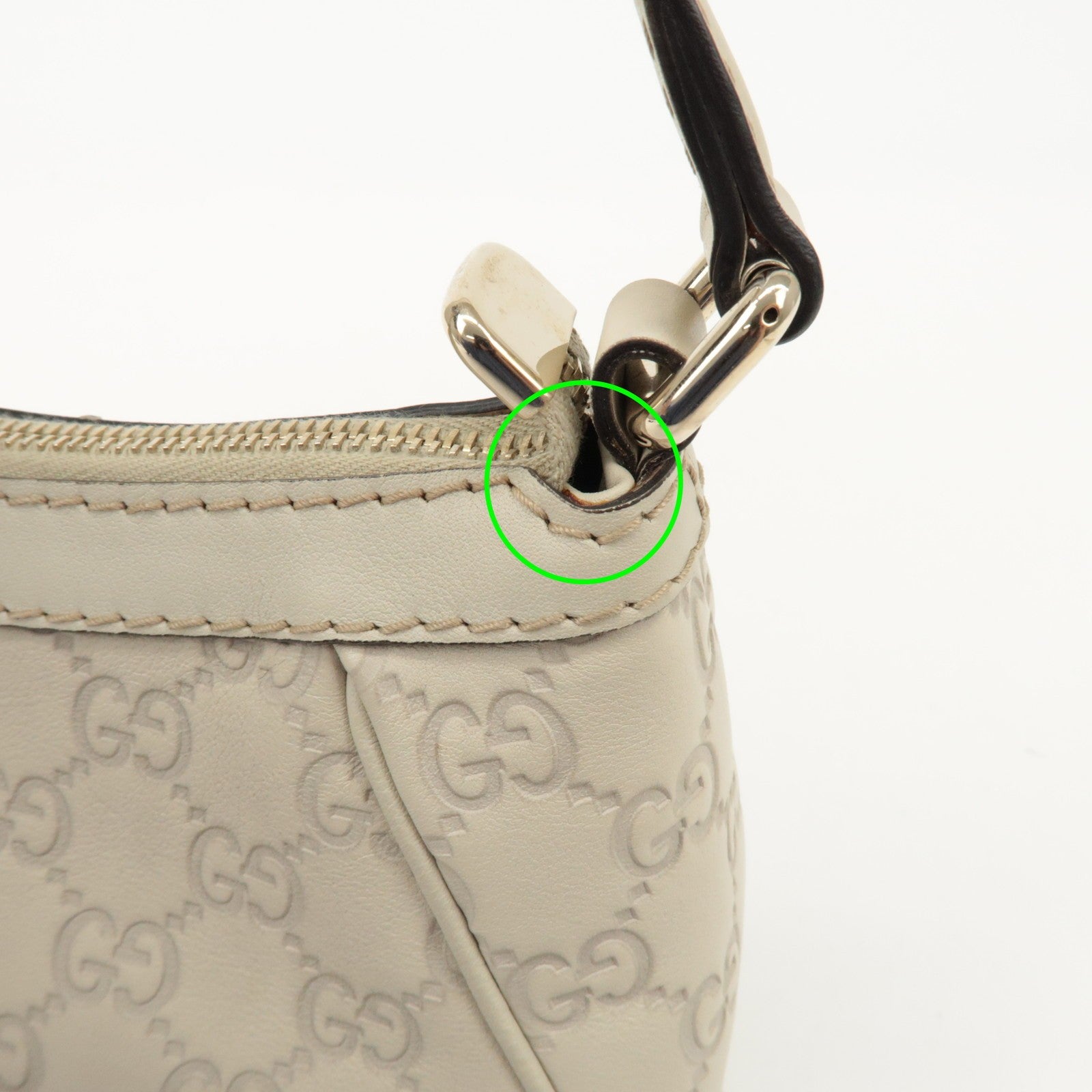 Gucci Hand Bag - Ivory, Leather