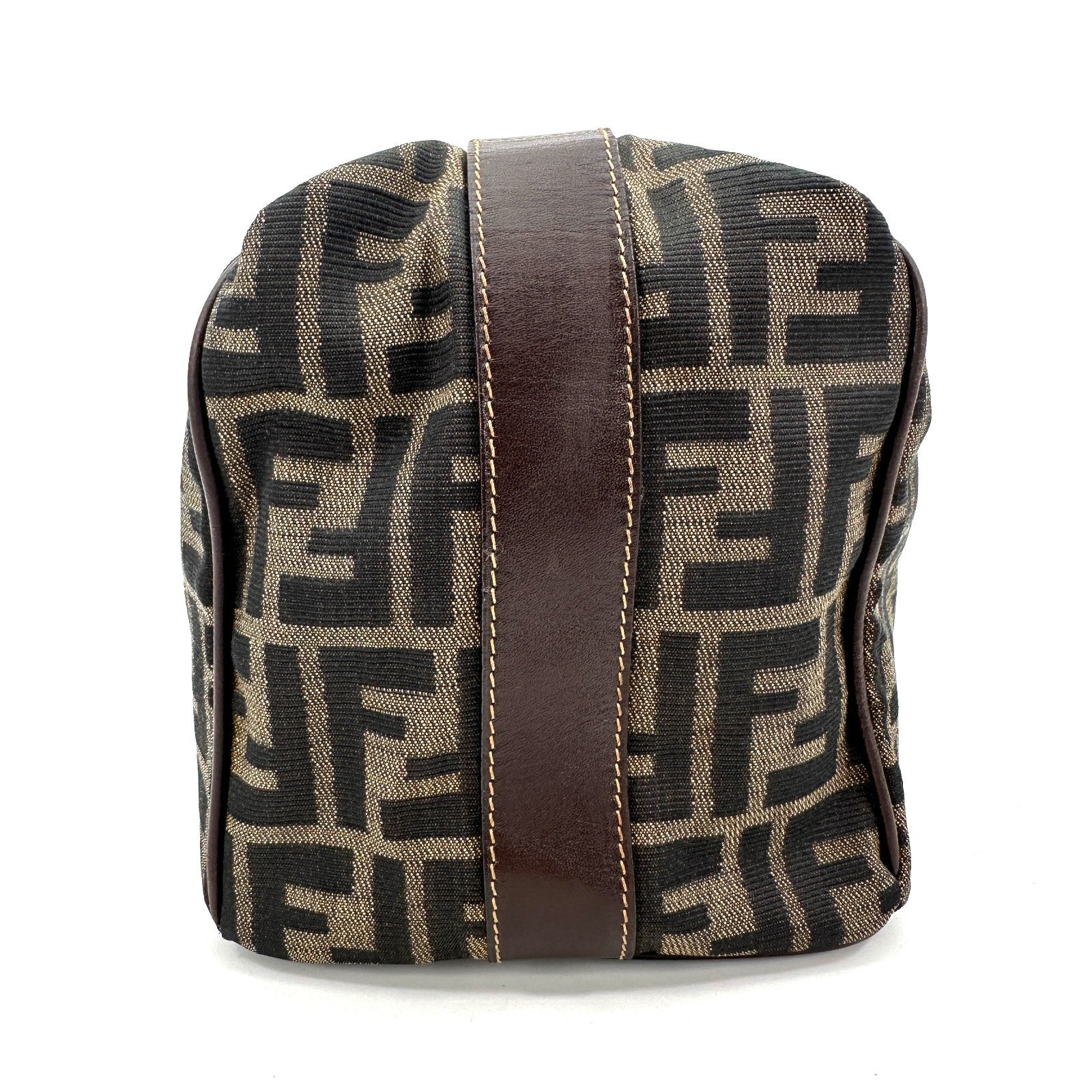 Fendi Vanity Hand Tote Bag - Brown, Canvas and Leather