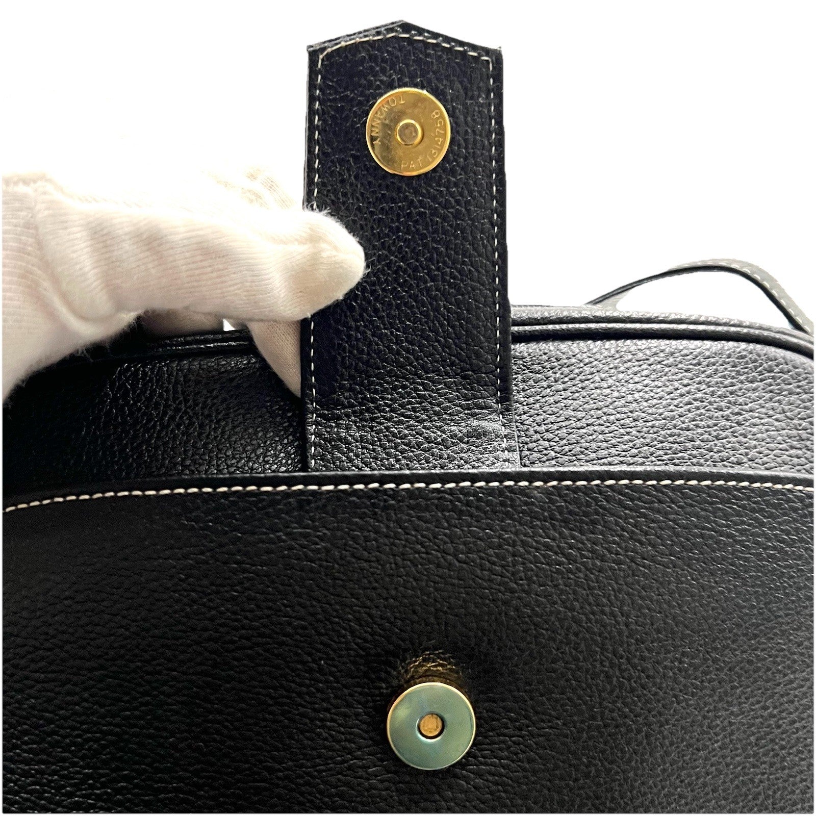 Saint Laurent Yves Shoulder Bag - Black, Leather