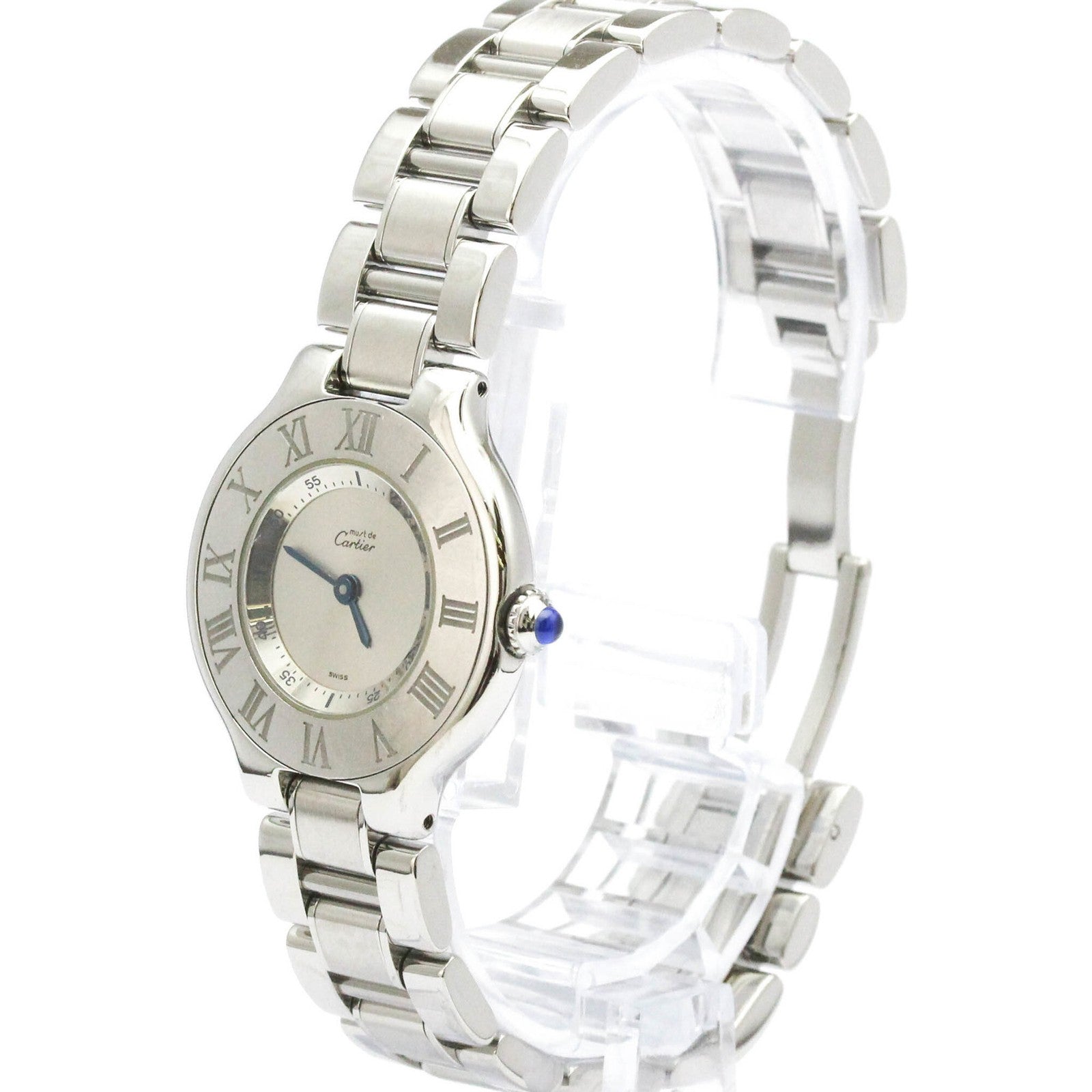 Cartier Must 21 Wristwatch - Silver, Stainless Steel