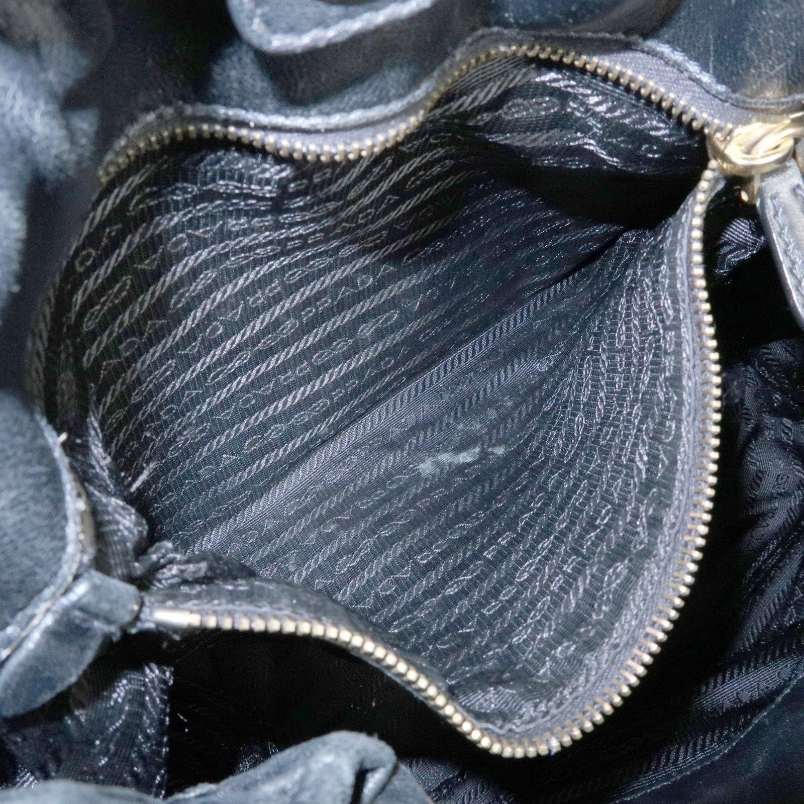 Prada Drawstring Shoulder Bag - Black, Leather