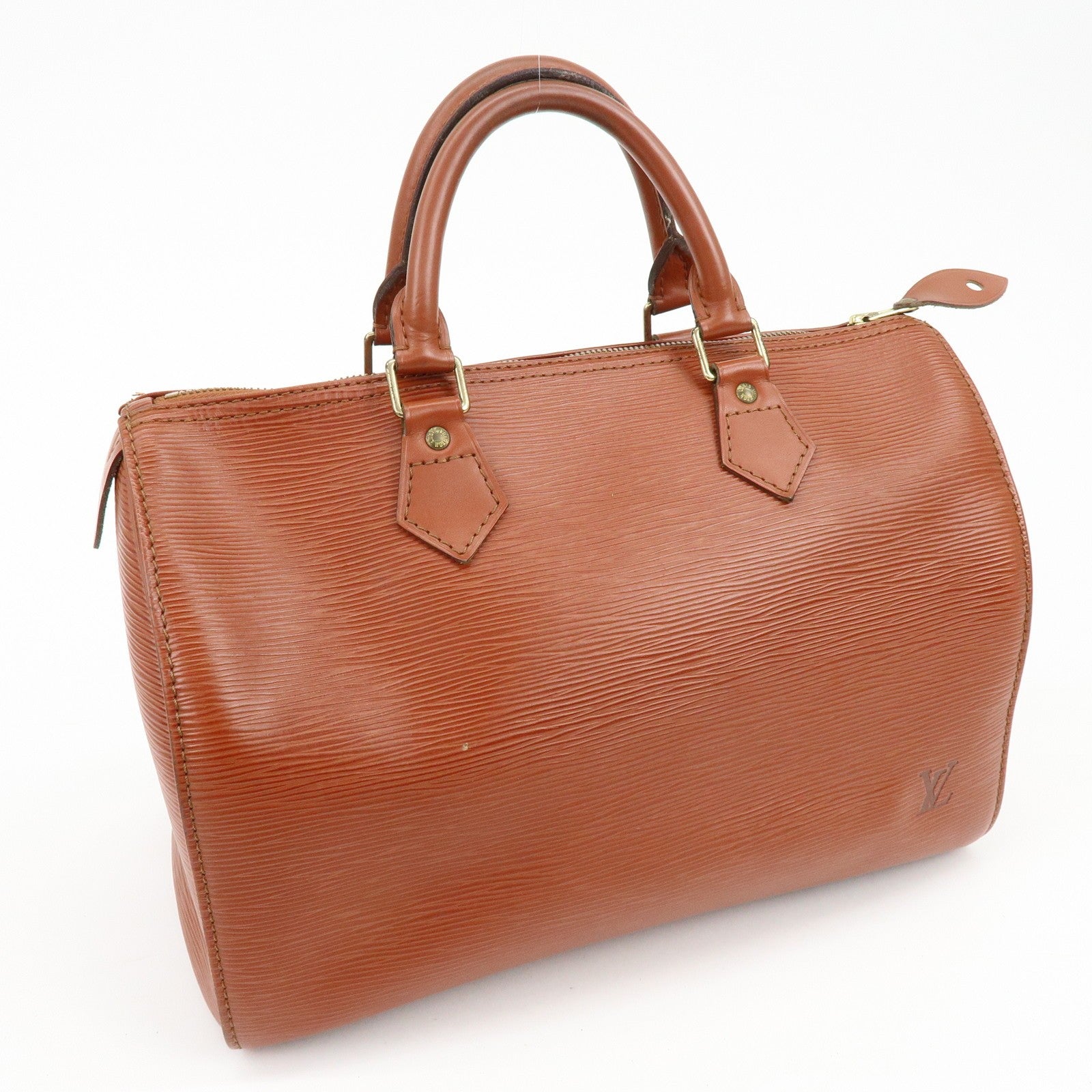 Louis Vuitton Speedy Hand Boston Bag - Kenya Brown, Epi Leather
