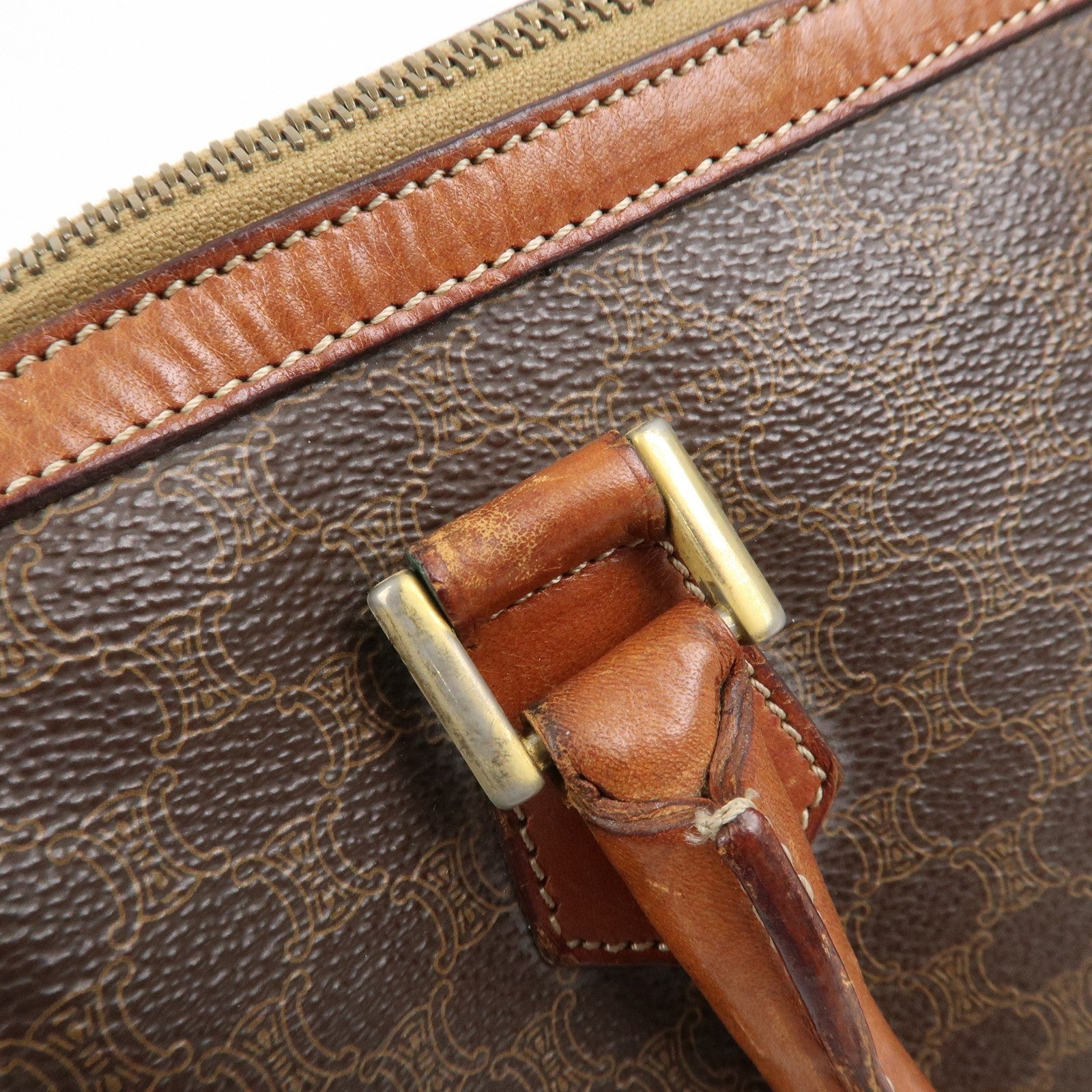 Celine Boston Bag - Brown, PVC