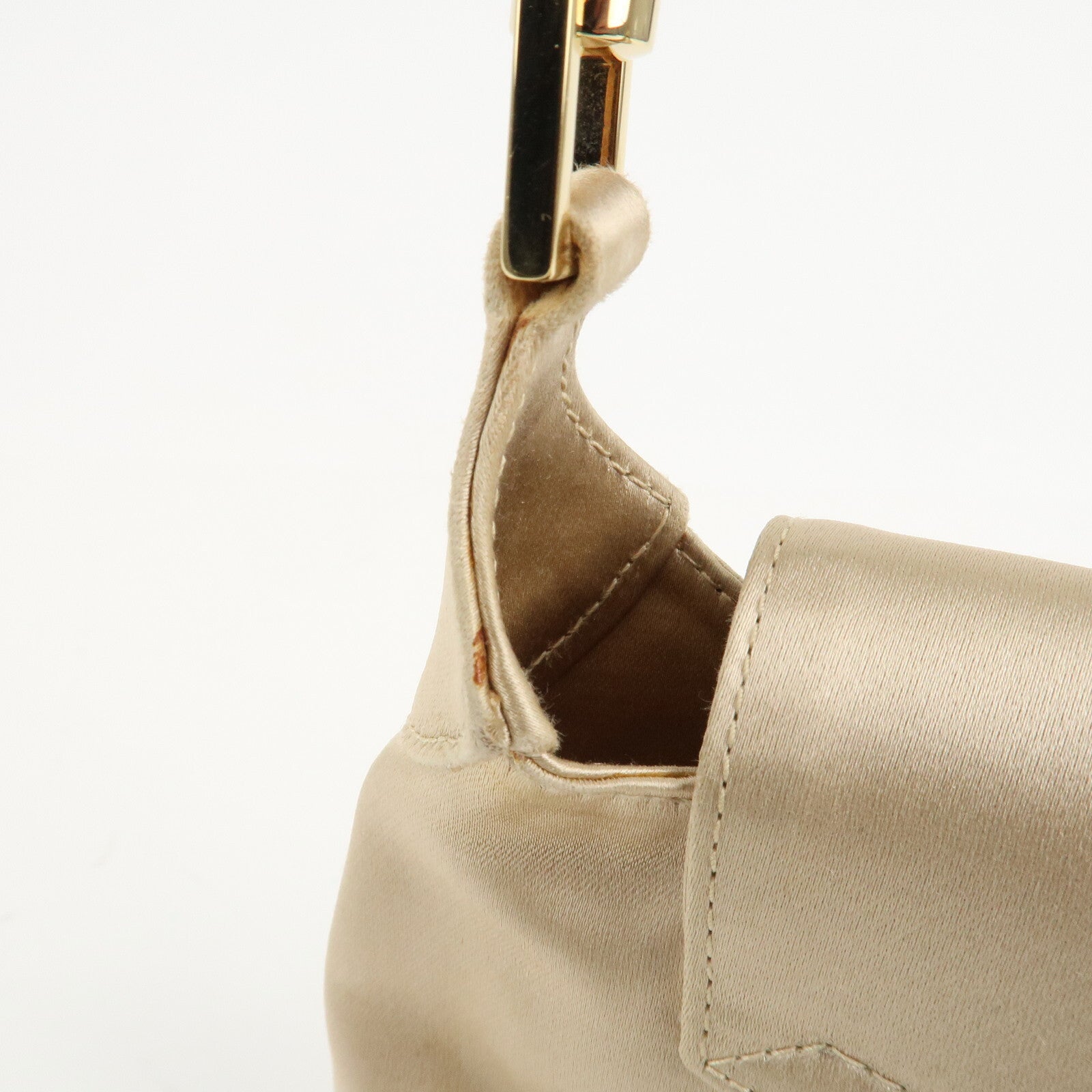 Gucci Mini Handbag - Beige, Satin