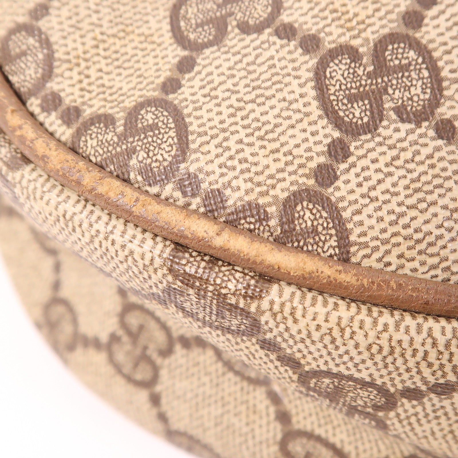 Gucci GG GHW Shoulder Bag - Brown, Coated Canvas