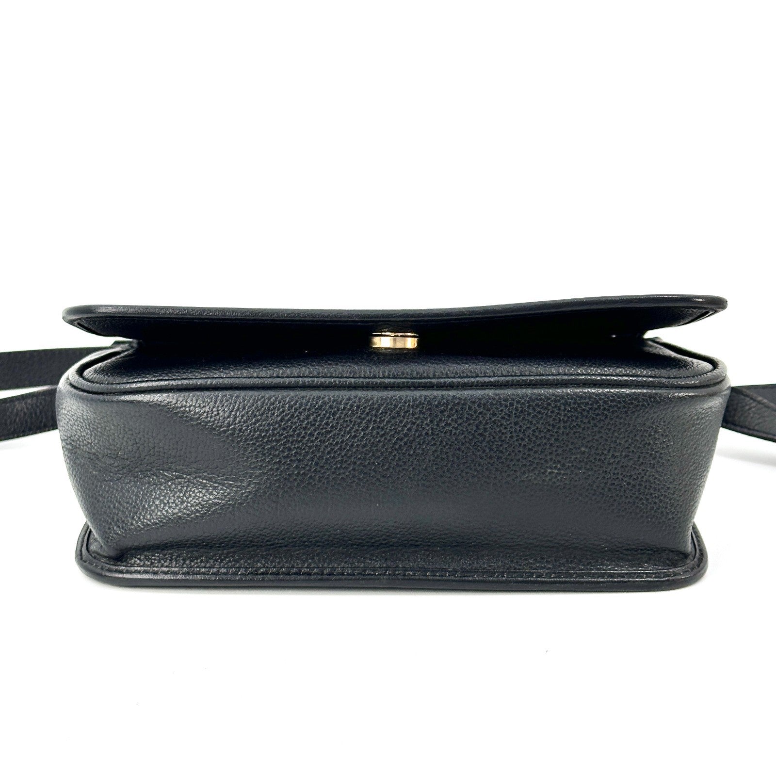 Saint Laurent Yves Shoulder Bag - Black, Leather