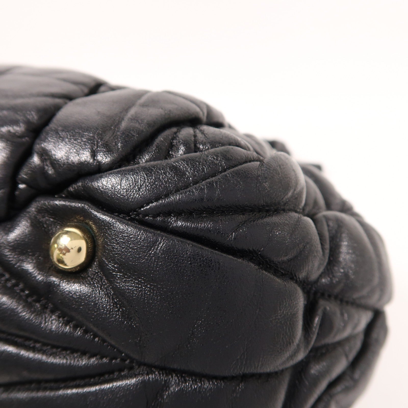 Miu Miu Hand Bag - Black, Calfskin Leather