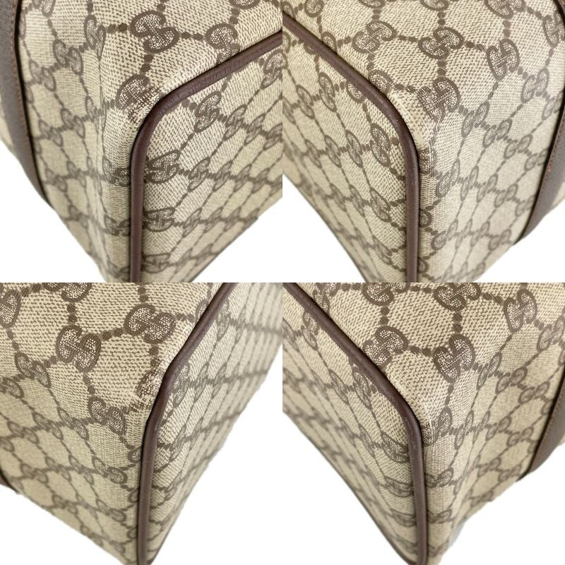 Gucci Old Gucci Sherry Line Handbag - Beige Brown, PVC Leather