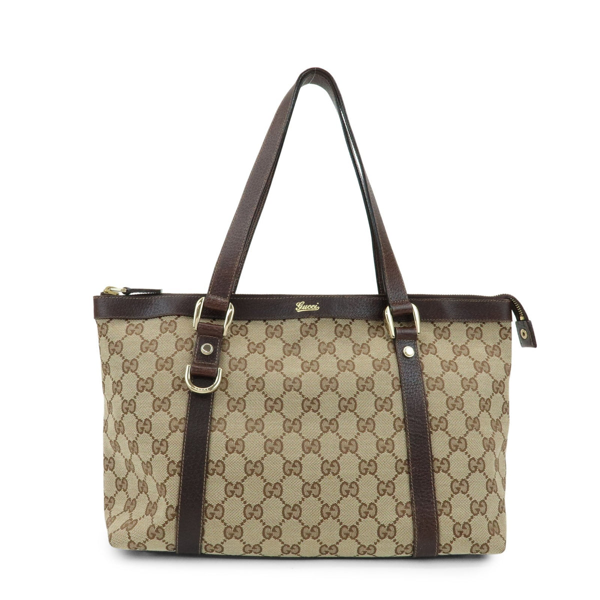Gucci Abbey Tote Bag - Beige, Canvas Leather