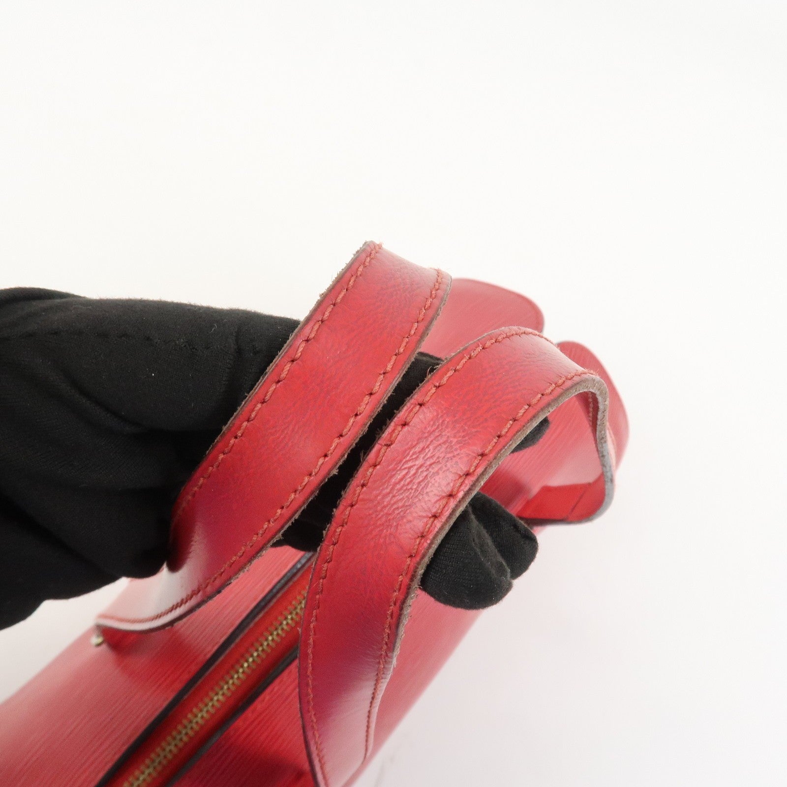 Louis Vuitton Epi Soufflot Hand Bag - Castillian Red, Epi Leather