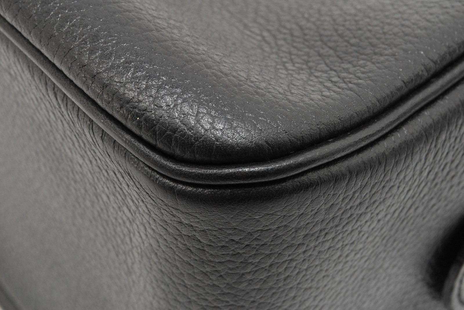 Burberry Nova Check Hand Boston Bag - Black, Leather