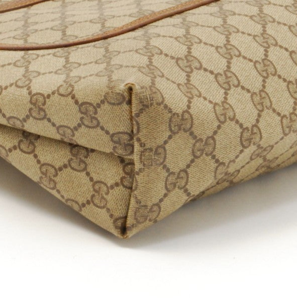 Gucci Sherry Line Shoulder Tote Handbag - Brown, PVC Leather