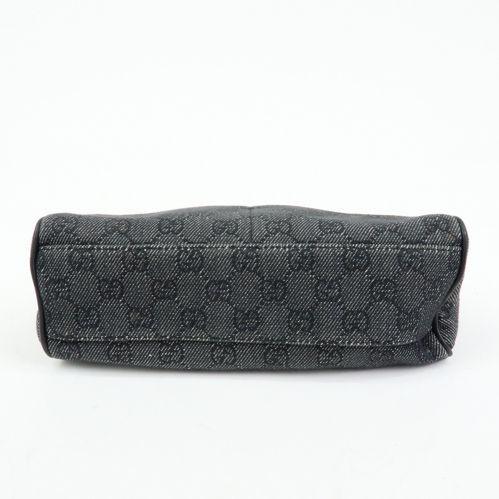 Gucci Shoulder Bag - Black, GG Denim and Leather