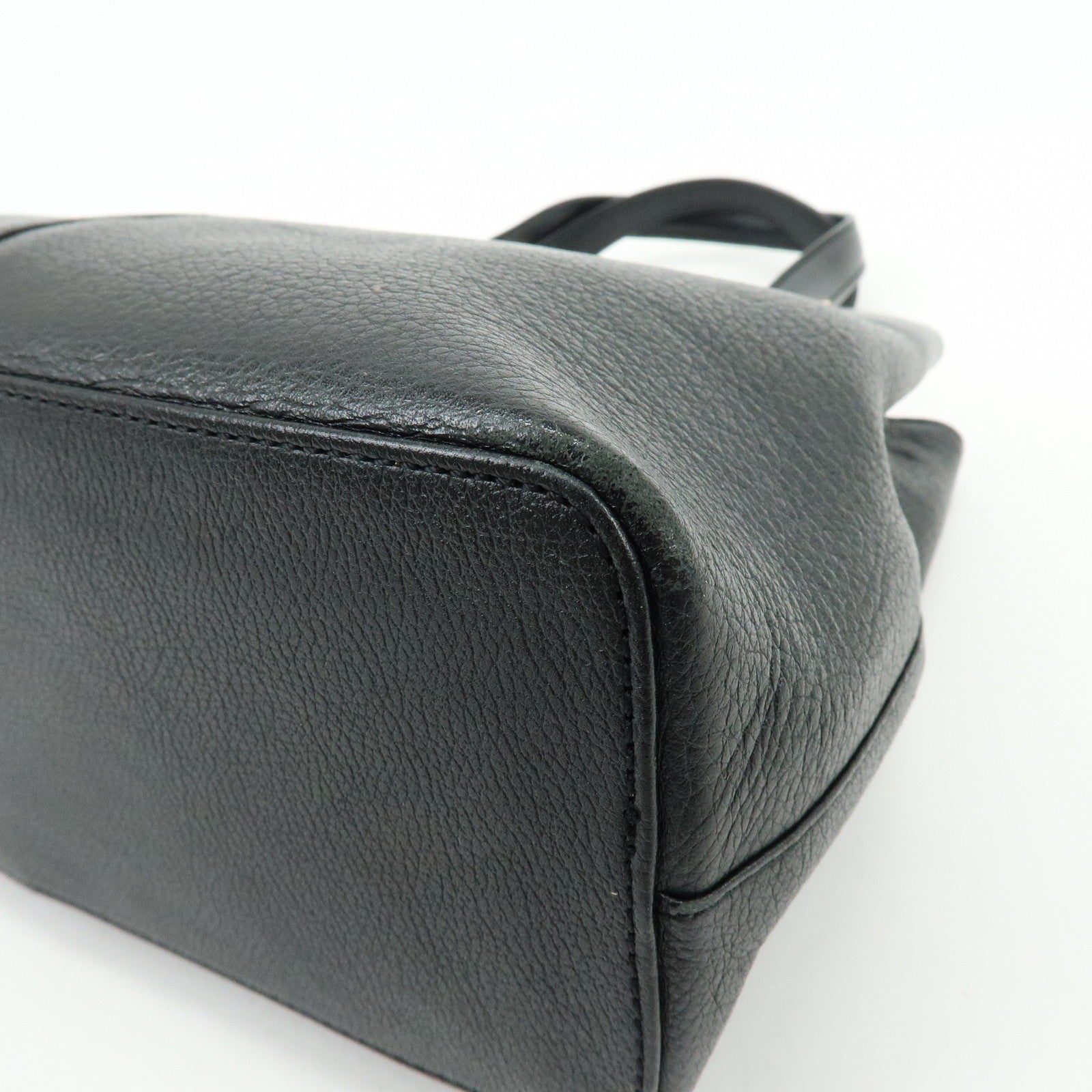 Burberry Mini Hand Bag - Black, Leather